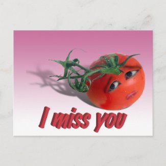 I Miss You postcard