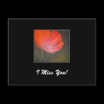 I Miss You Postcard