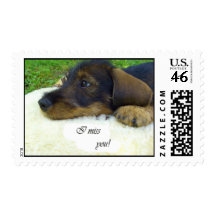 I miss you stamp