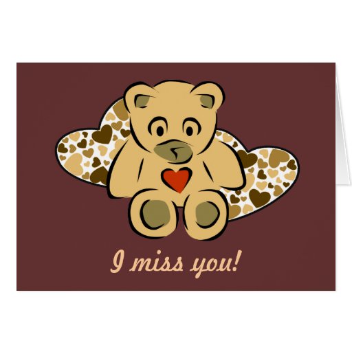 we will miss you teddy bear