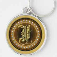 I Monogram Classic Best viewed large see notes Keychain