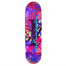 I Monogram I All "I"s Text Letter I Skate Decks