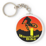I Mountain Bike Key Chain