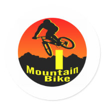 I Mountain Bike stickers