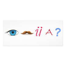 I Moustache You A Question Custom Invites