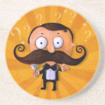 I Mustache You A Question... Beverage Coasters
