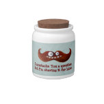 I Mustache You A Question... Candy Jars