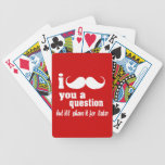 I mustache you a question card decks