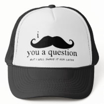 I Mustache You A Question Mesh Hats