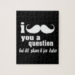 I mustache you a question jigsaw puzzle