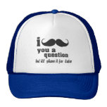 i mustache you a question mesh hat