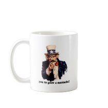 I mustache you to grow a mustache mugs