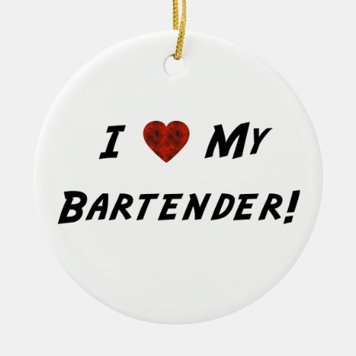 i my bartender christmas tree ornaments zazzle i my bartender christmas tree ornaments zazzle