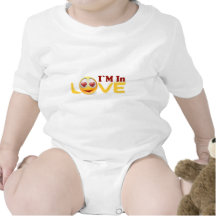 I My In Love Baby Bodysuits