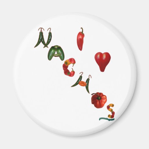 I Nachos del corazón Imán Para Frigorifico