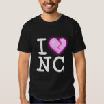 I ♥ NC T-Shirt (Black) ♀