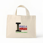 I NEED A CURE 1 AUTISM T-Shirts Canvas Bag