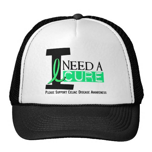 I NEED A CURE 1 CELIAC DISEASE T-Shirts Hats