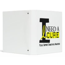 I Need A Cure 1 Endometriosis Vinyl Binder