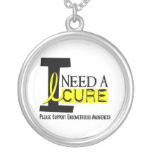 I Need A Cure 1 Endometriosis Necklace