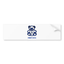 I Need A Hug Bear Blue The MUSEUM Zazzle Gifts Bumper Stickers