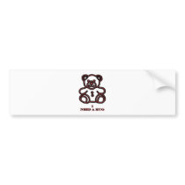 I Need A Hug Bear Brown 2 The MUSEUM Zazzle Gifts Bumper Stickers