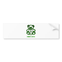 I Need A Hug Bear Green The MUSEUM Zazzle Gifts Bumper Sticker