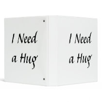 I Need a Hug binders