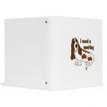 I Need A Meeting Vinyl Binder