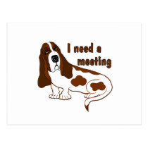 I Need a Meeting postcards