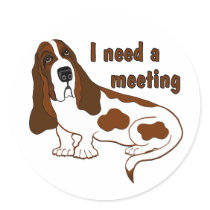 I Need a Meeting Sticker