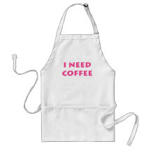 I need coffee aprons