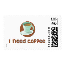 I Need Coffee postage by alternateworlds I Need Coffee postage