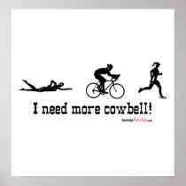 I need more cowbell t-shirt posters
