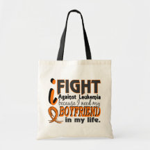 I Need My Boyfriend Leukemia Bags
