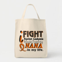 I Need My Nana Leukemia Canvas Bags