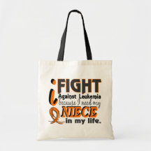 I Need My Niece Leukemia Bags