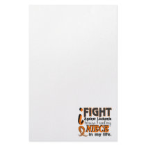 I Need My Niece Leukemia Stationery Paper