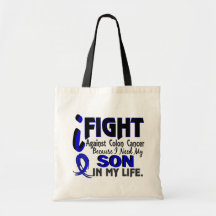 I Need My Son Colon Cancer Tote Bag