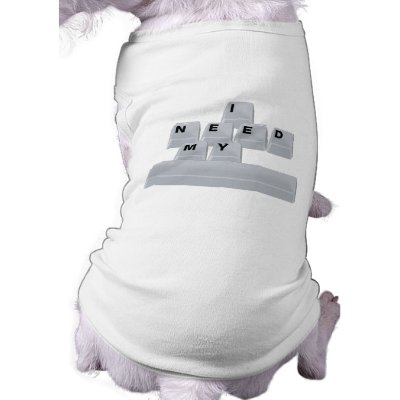 I Need My Space Doggie Shirt by FunnySillyShirts