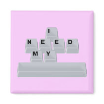 I Need My Space magnets by FunnySillyShirts I Need My Space magnets