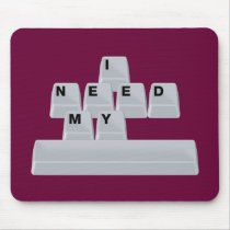 I Need My Space mousepads by FunnySillyShirts I Need My Space mousepads