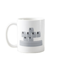 I Need My Space mugs