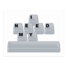 I Need My Space Postcard