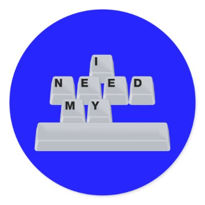 I Need My Space Stickers by FunnySillyShirts