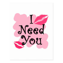I need you postcards