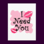 I need you post cards