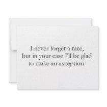 I never forget a face (St.K) invitations