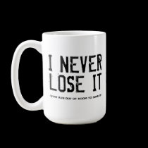 I Never Lose It Dirt Bike Motocross Mug Funny mugs