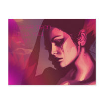 I never meant to let you down Postcard